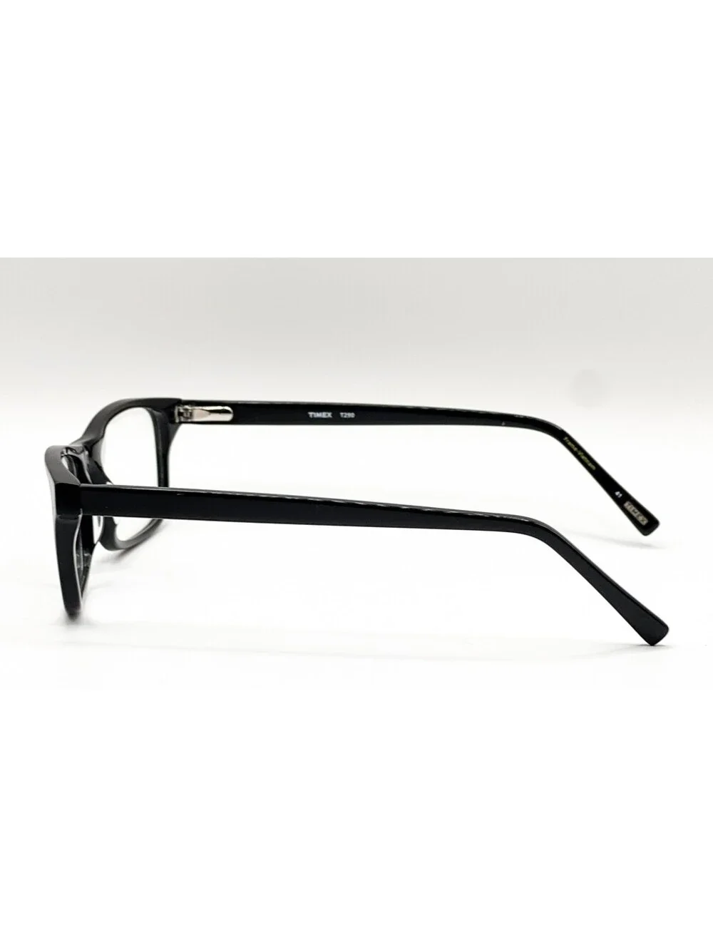Timex T290 BK Black Square Authentic Eyeglass Frames 52-18-140